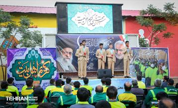 ضیافت یک هزار نفری افطار شهرداری منطقه 10