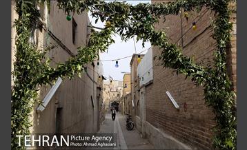 آذین بندی محله عودلاجان برای جشن نیمه شعبان 10