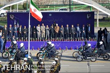 پیشواز نیروهای شهربان و حریم بان از نوروز با حضور شهردار تهران 48