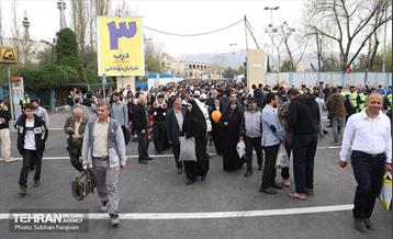 خدمت‌رسانی شهرداری تهران به نمازگزاران عید فطر در مصلی تهران 9