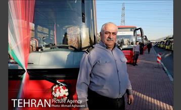 بهره برداری از ۲۴ دستگاه اتوبوس جدید در ناوگان حمل و نقل عمومی تهران 4