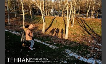 پاییز برفی پارک ملت 25