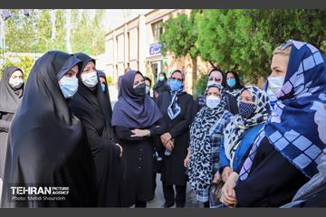 بازدید میدانی نرجس سلیمانی از منطقه 7