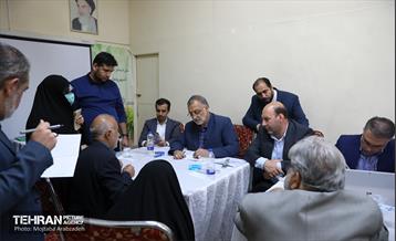 جلسه نظارت ستادی و دیدار مردی شهردار تهران در منطقه 13