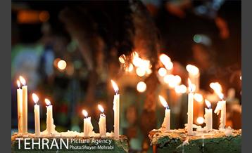 مراسم شام غریبان در میدان امام حسین(ع) 12