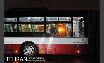 عملیات ضد عفونی کردن اتوبوس های تهران 27