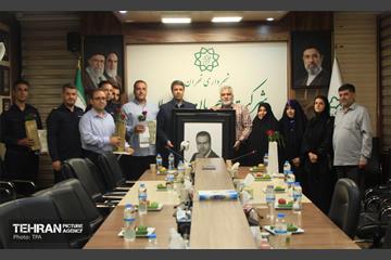 آیین رونمایی از تابلو شرکت شهربان و حریم‌بان شهرداری تهران 1