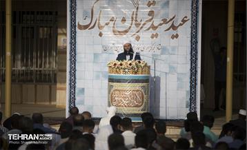 اقامه نماز عید فطر افغانستانی های اهل تسنن مقیم تهران 15