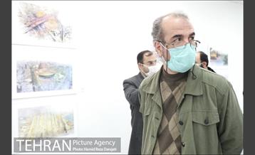 بازدید مدیران شهری و اعضای شورای شهر تهران از نمایشگاه تهران از منظر هنرمندان-4