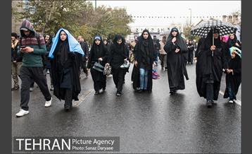راه پیمایی مردم تهران در روز اربعین  14