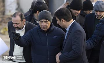 بازدید معاون مالی و اقتصاد شهری از پروژه‌های عمرانی 26