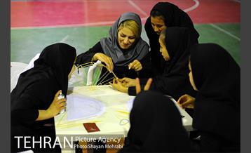 مسابقه سازه های ماکارونی کودکان کار 11