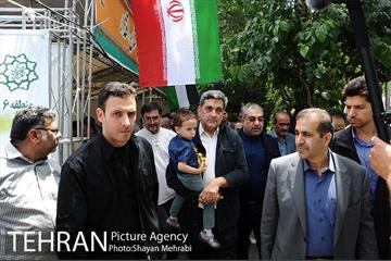 حضور شهردار تهران در راهپیمایی روز قدس 15
