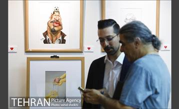 نمایشگاه خیریه کارتون و کاریکاتور نقش مهربانی 7