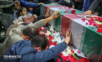 مراسم وداع با شهید سید مرتضی رضا قدیری در حراست شهرداری 36