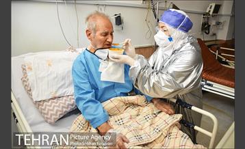 بخش بیماران کرونایی بیمارستان شهید هاشمی نژاد 18