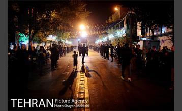 شور حسینی در خیابان گرگان 14