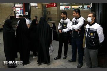 بازدید مدیرعامل شرکت بهره‌برداری متروی تهران از خدمت رسانی در روز اربعین