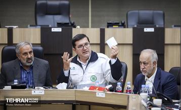 نشست جمعی از نمایندگان مجلس با رئیس سازمان پیشگیری و مدیریت بحران تهران 15