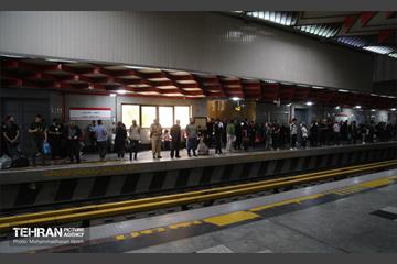 سیر آزمایشی قطار ملی مترو در امتداد خط یک شبکه مترو تهران تا ایستگاه شهر جدید پرند 13