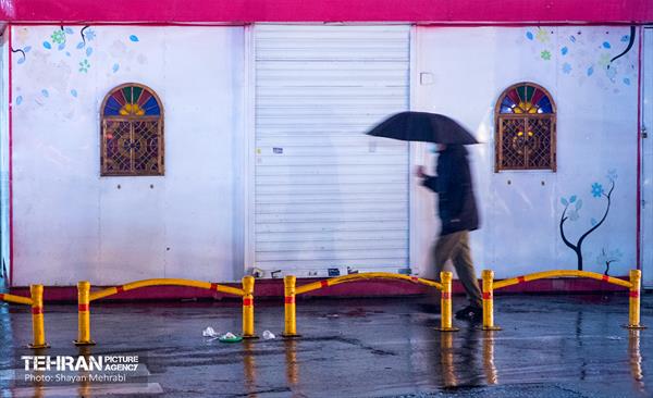 بارش باران زمستانی در تهران 36
