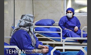 بخش بیماران کرونایی بیمارستان بعثت 24