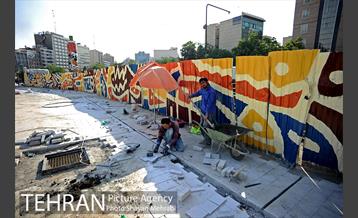 پروژه ساماندهی میدان هفتم تیر در آستانه بهره برداری 25