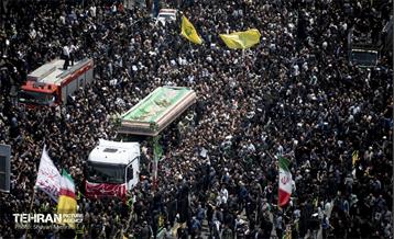 تشییع پیکر شهدای خدمت - ۴ 84