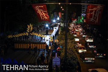 دسته عزاداری در خیابان اندرزگو‎ 15