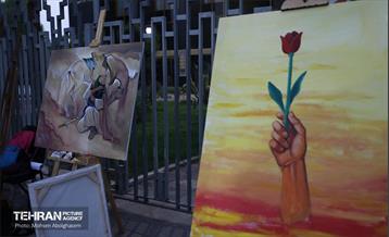 عزاداری شب هفتم محرم در خیمه هنر 29