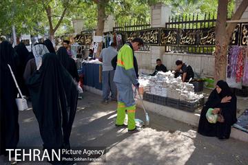 خدمت رسانی شهرداری تهران در شهر کربلا 3