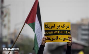 راهپیمایی مردم تهران در محکومیت جنایات رژیم صهیونیستی 5