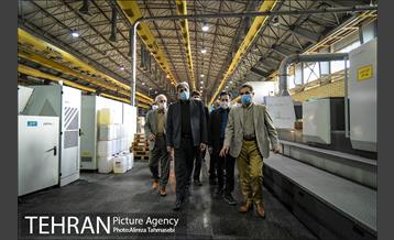 بازدید شهردار از چاپخانه همشهری 9