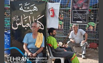 خدمات رسانی نیرو های خادم الحسین (ع) در کربلا 5