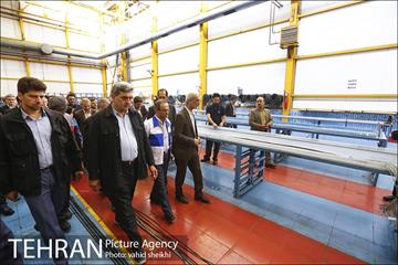 بازدید شهردار تهران از کارخانه واگن سازی تهران 19