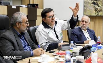 نشست جمعی از نمایندگان مجلس با رئیس سازمان پیشگیری و مدیریت بحران تهران 42