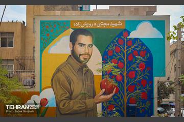 دیوارنگاره جدید در منطقه۱۳ تهران 2
