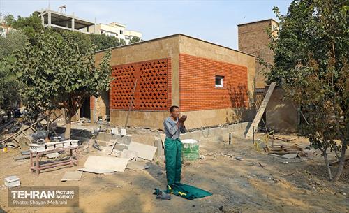 آخرین مراحل ساخت بوستان مادر و کودک "باغ نظر" 32