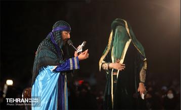 تعزیه خوانی در باغ راه حضرت زهرا(س) 4