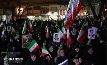عزاداری هفتمین روز شهادت رهبر انقلاب در میدان بریانک 21