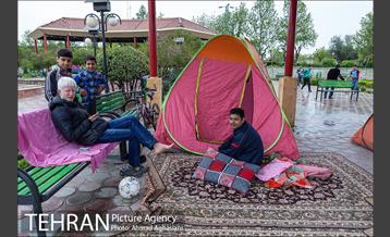 روز طبیعت بارانی در بوستان رازی 16