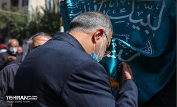 حضور شهردار تهران در مراسم پیاده روی جاماندگان اربعین حسینی 19