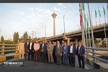 بهره‌برداری از دوربرگردان غیرهمسطح شمال به شمال بزرگراه چمران 13