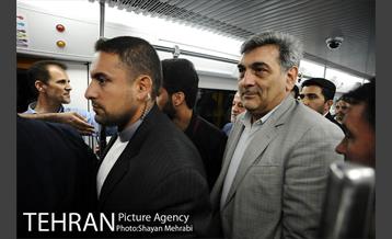 بازدید معاون اول رئیس جمهور به همراه شهردار تهران از مترو تهران 6