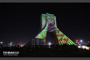نورافشانی جشن پیروزی انقلاب اسلامی در میدان آزادی 27