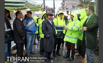 بازدید مدیران شهری از لایروبی و رسوب زدایی شبکه جمع آوری آبهای سطحی 28