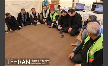 بازدید رییس ستاد اربعین شهرداری تهران از مرکز اسکان خادمین حسین 10