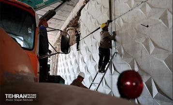 بازدید عضو شورا از پروژه‌های عمرانی شهری 17