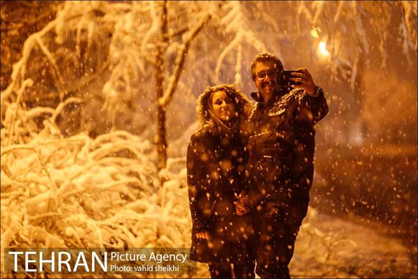 بارش برف در تهران  2