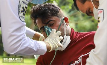 مانور انتشار مواد شیمیایی در منطقه۷